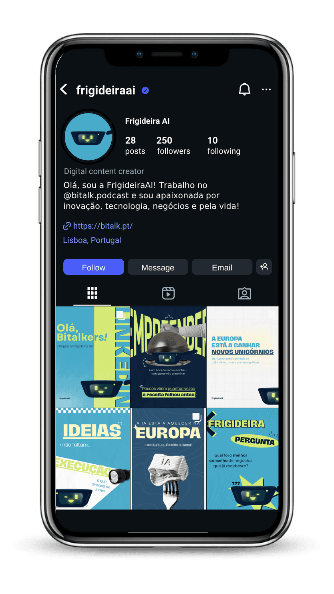 Mockup Frigideira AI